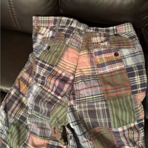 Men plaid polo shorts nice condition
